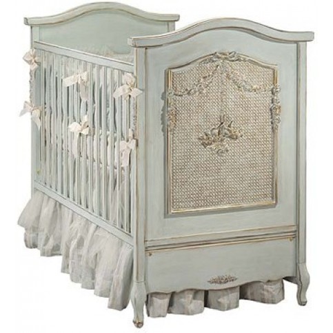 Cherubini Crib in Versailles Blue Nursery Ideas Perfect for a Prince