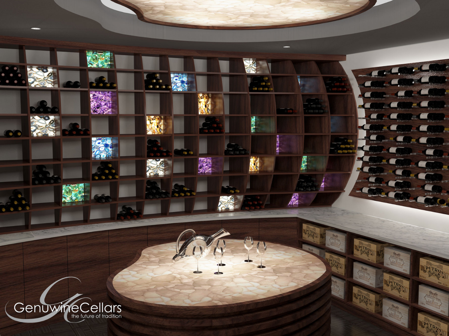 Genuwine Cellars Architectural Series Custom Wine Cellars The Ultimate Wine Storage Solutions for Luxury Homes